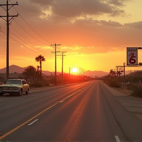 Sur la Route 66