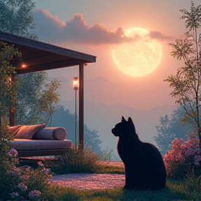 Cats in the Moonlight