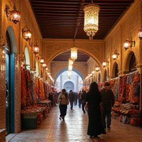 In the Streets of Morocco