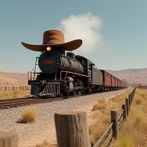 Wild West Iron Train