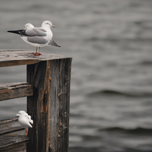 Chat Triste Regarde La Mer