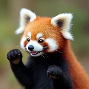 Red Panda Bath Time