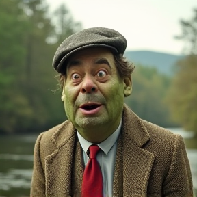 Mister Bean Shrek Crossover