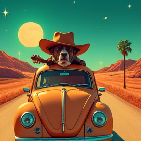 Whiskey Hound on the Road