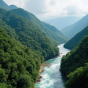 Como agua del río