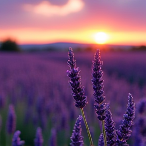 Lavendel in der Nase