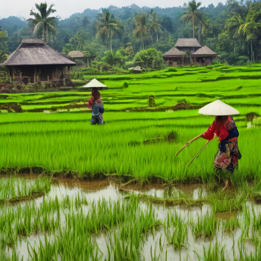 Wayah Sore Pinggir Sawah