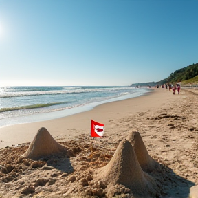 Le Concours de Châteaux de Sable aux Îles de la Madeleine