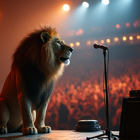 Lion in the Arena