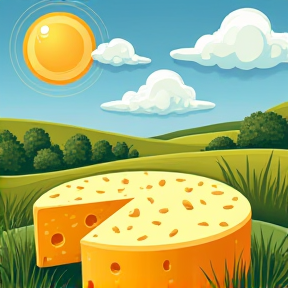 Wheel of cheese 