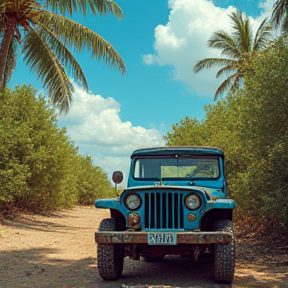 Jeepin' Blues in Paradise