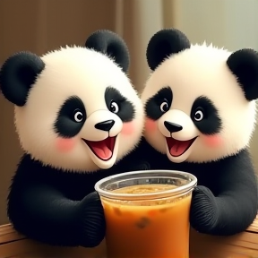 Boba Love and Panda Hugs