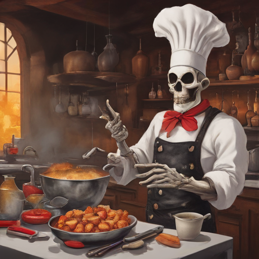 Skeleton Chef in Demon’s Domain