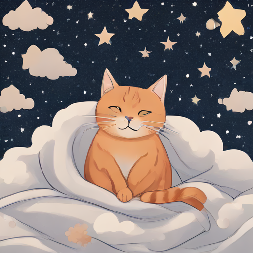 Bed time cat