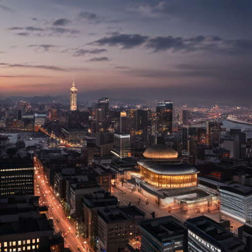 On the Rooftop of Seoul