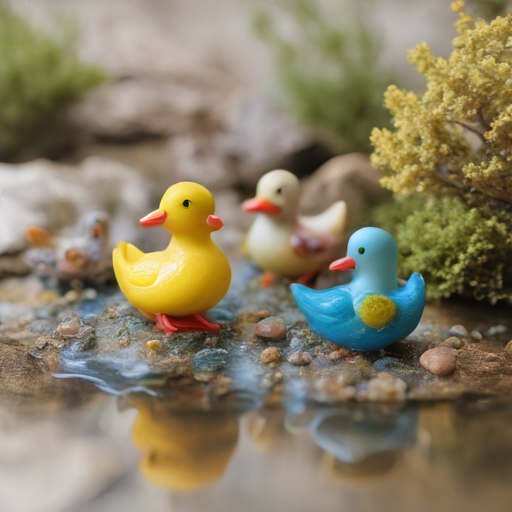 Tiny Resin Ducks