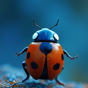 La Coccinella dalle Strisce Blu