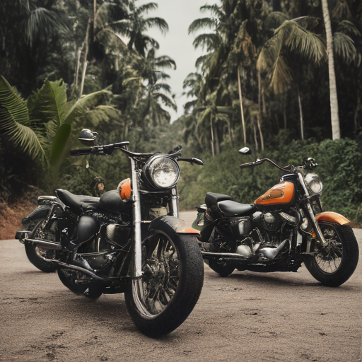 Harleys in Hawaii