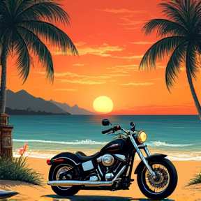 Harleys in Hawaii