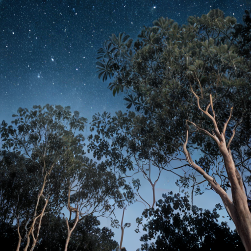 Eucalyptus and the Moon