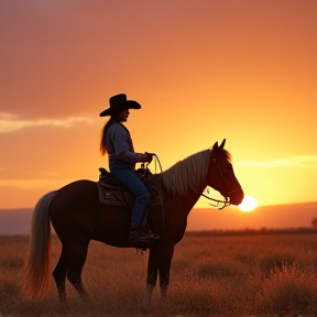 Dana Dorn, ein Cowgirl aus Stanna