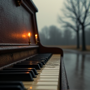 Guitare triste et piano