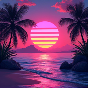 Neon Shoreline