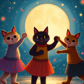 Cats on the Moon