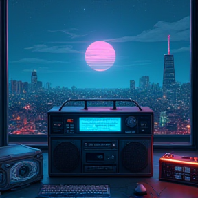 24/7 Chillwave FM, Retro vibes, chill synths for relaxed evenings and nostalgic moods.