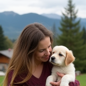 Anni og Hunden Hennes