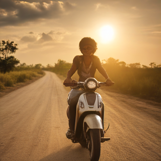 Riding My 50cc Moped