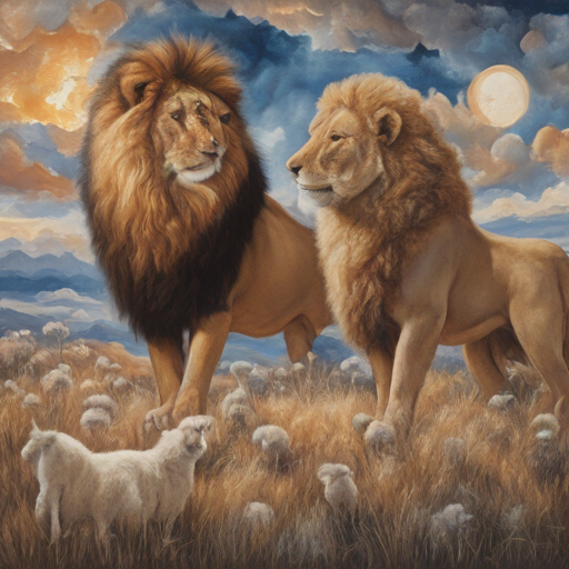 Lion and lamb