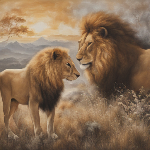 Lion and lamb