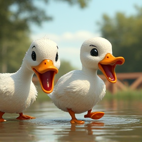 Colorful Ducks Adventure song for kids