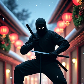 Ninja Christmas Whip 