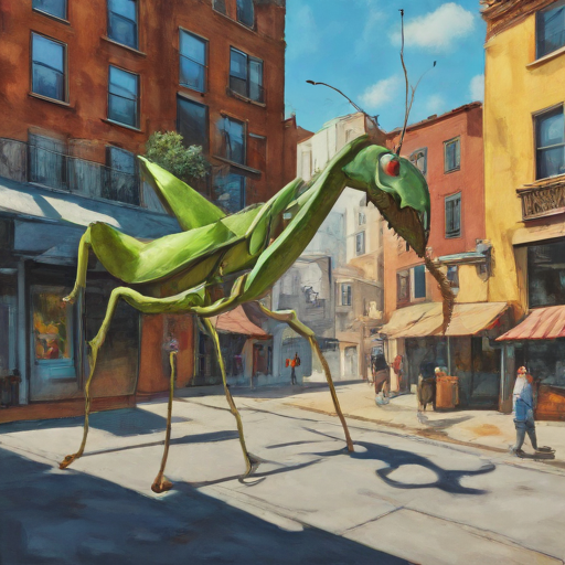 Mantises in the Taco Stand