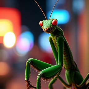 Mantises in the Taco Stand