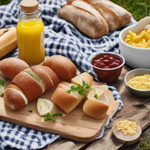 Bockwurst auf der Fähre