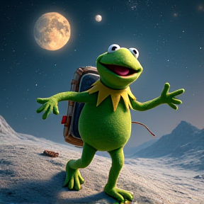 Kermit Mooning Solana