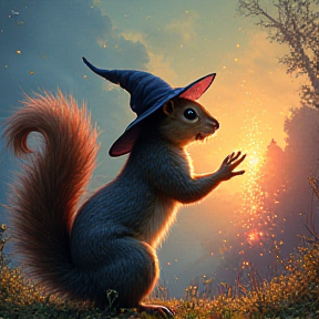 Witch's Little Squirrel