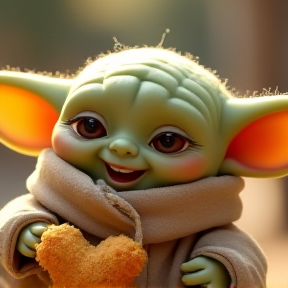 Baby Yoda y Los Nuggets de Pollo