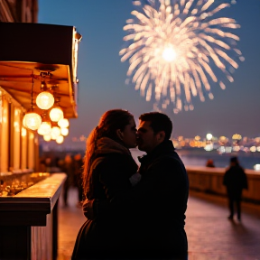 Silvester im Hafen