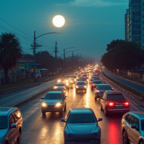 Trafic à Abidjan