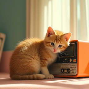 Bonne journée petit chaton