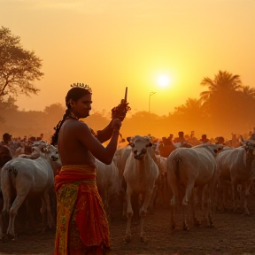 "Mattu Pongal: Honoring the Cattle"