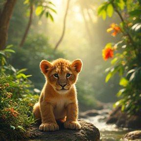  Baby Lion’s Jungle Adventure