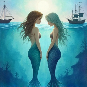 Hermanas sirenas