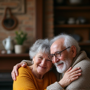 la famille et grand-père