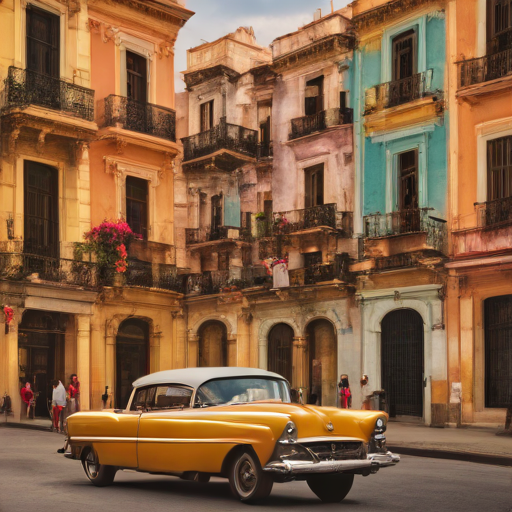 Sultry sunset in Havana.