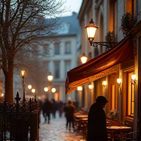 Night Rendezvous on the Boulevard of Roses